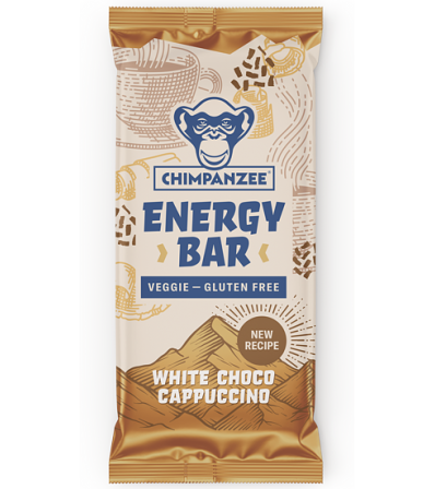 Chimpanzee Energy Bar White Choco Cappuccino 55g