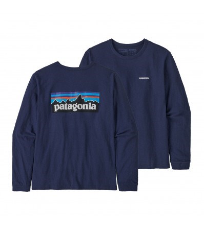 T-shirt Patagonia Long-Sleeved P-6 Logo Responsibili-Tee W's