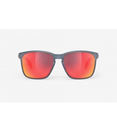 Rudy Sunglasses Lightflow A Ice Blue Metal Matte- Multilaser Red
