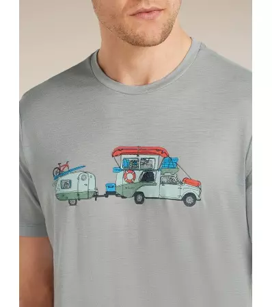 Тениска Icebreaker Merino 150 Tech Lite SS Tee Transportage M's