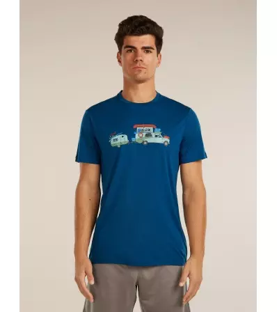 Тениска Icebreaker Merino 150 Tech Lite SS Tee Transportage M's