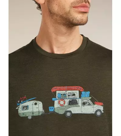 Тениска Icebreaker Merino 150 Tech Lite SS Tee Transportage M's